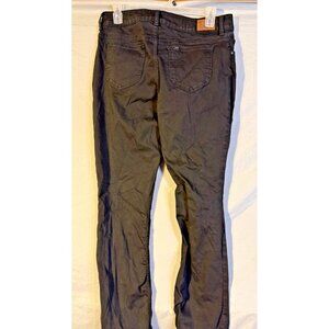 Lee Womens Plus 18 Tall Long Black Stretch Jeans Boot Cut Mid Rise Regular 18W